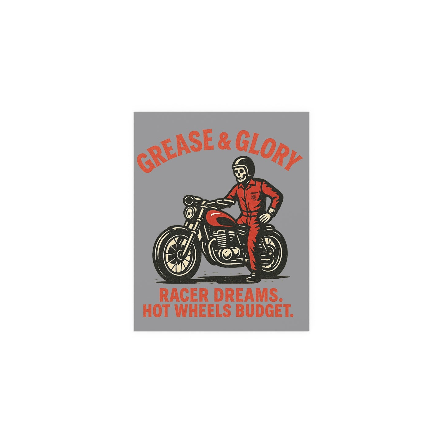 G&G "Racer Dreams" Silk Poster