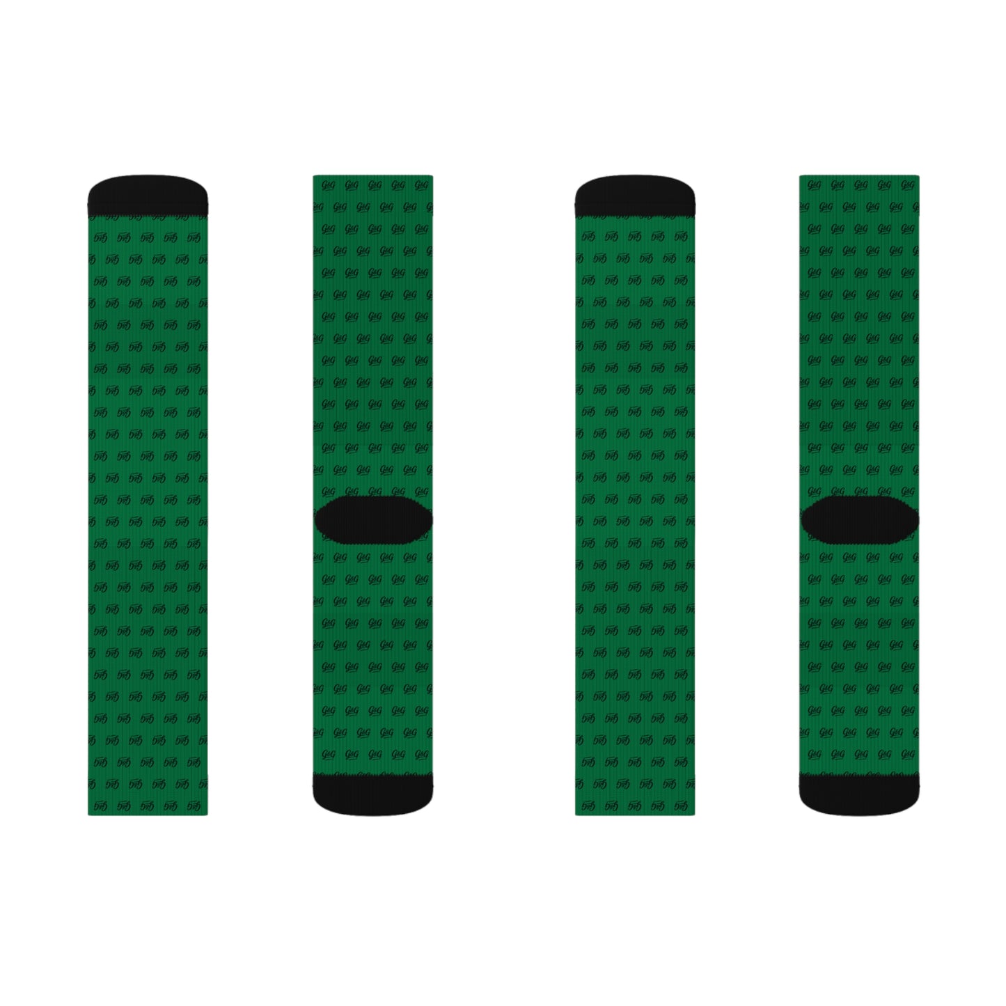 G&G "Monogram" Socks - Green