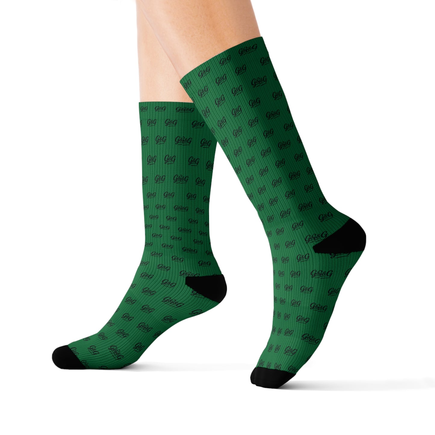 G&G "Monogram" Socks - Green