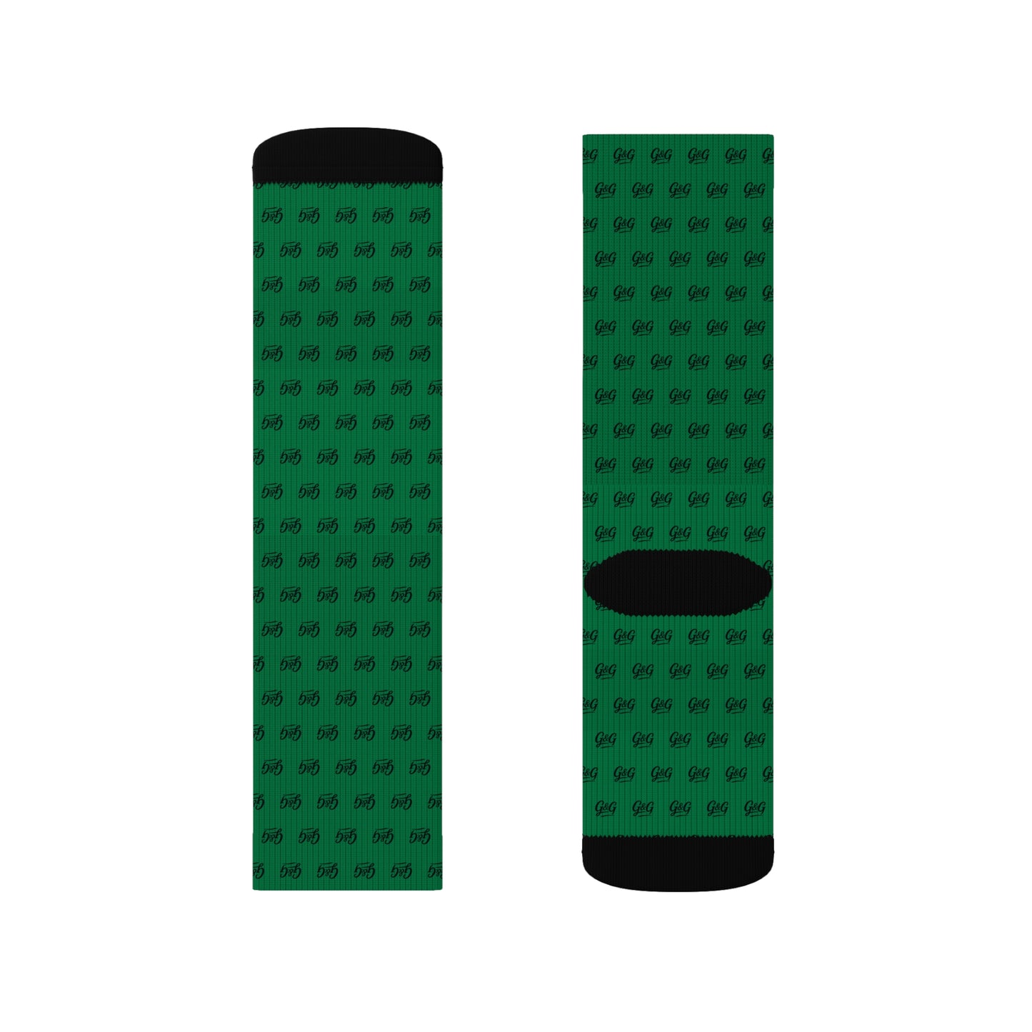 G&G "Monogram" Socks - Green
