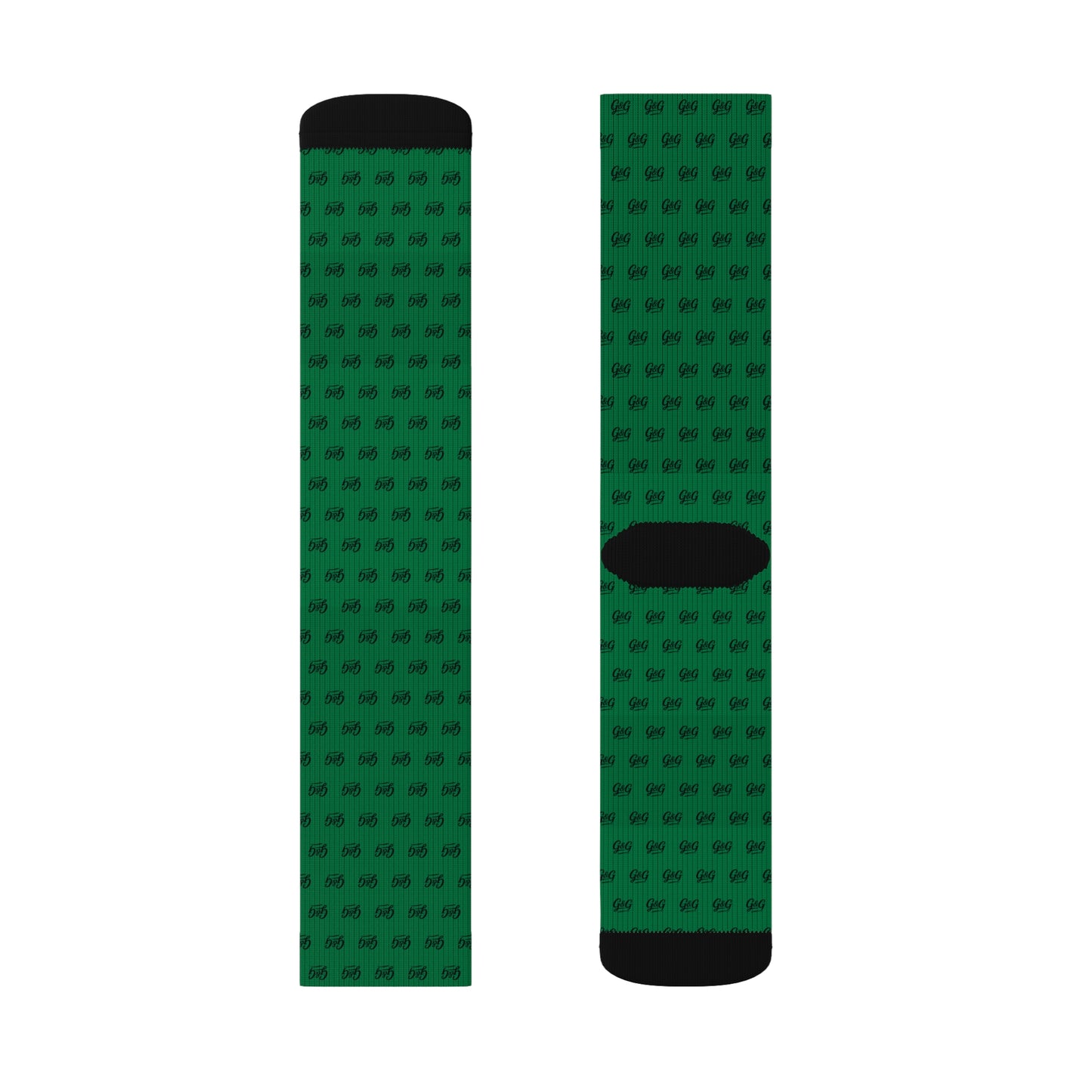 G&G "Monogram" Socks - Green