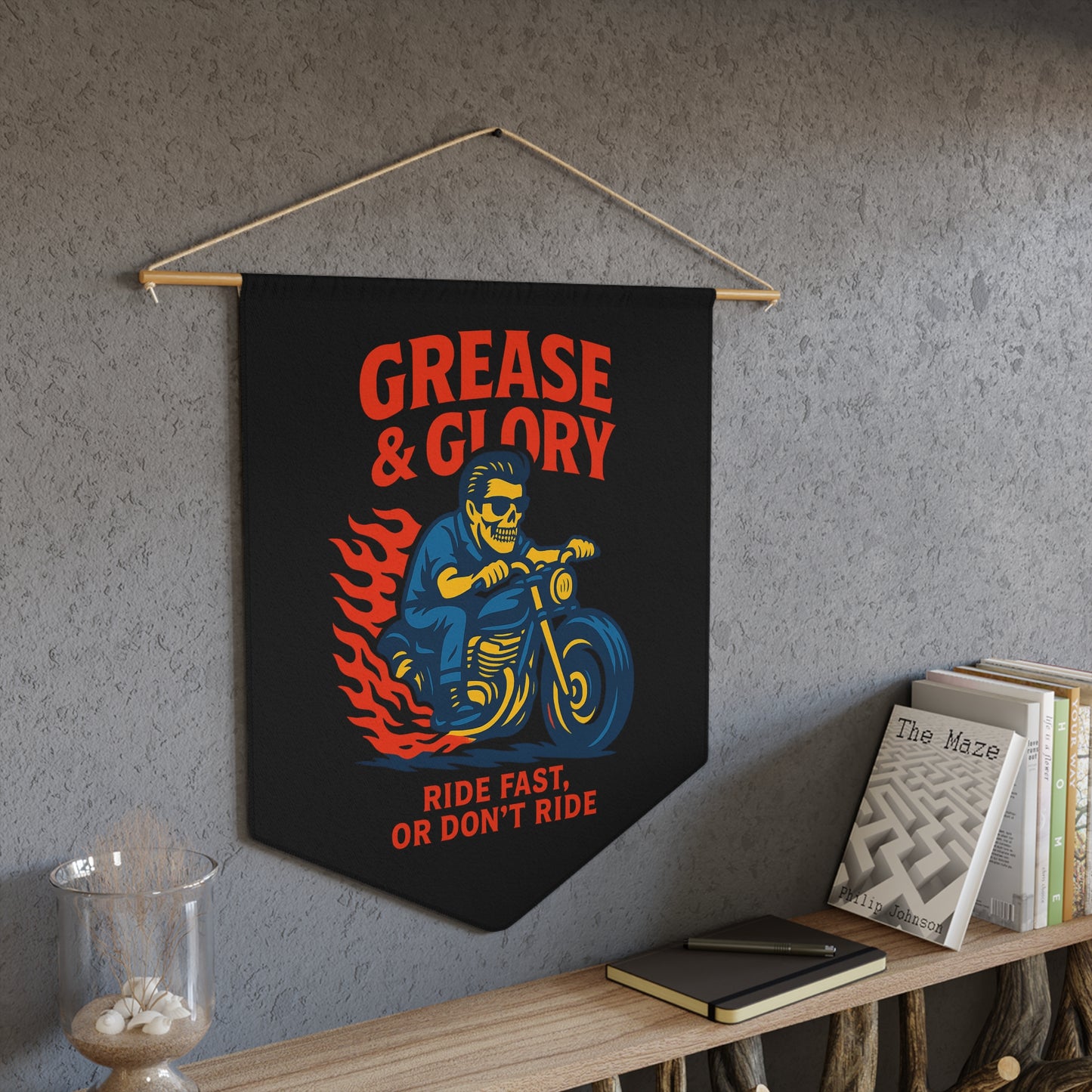 G&G "Ride Fast Biker" - Pennant