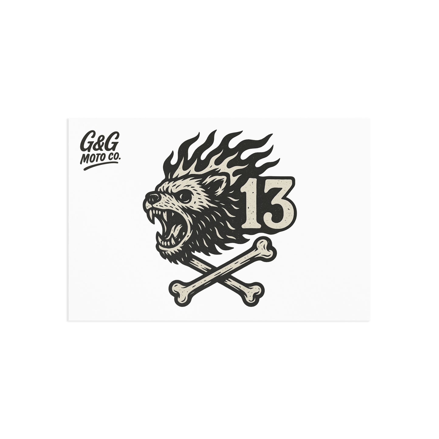 G&G "UnBearable" Postcard