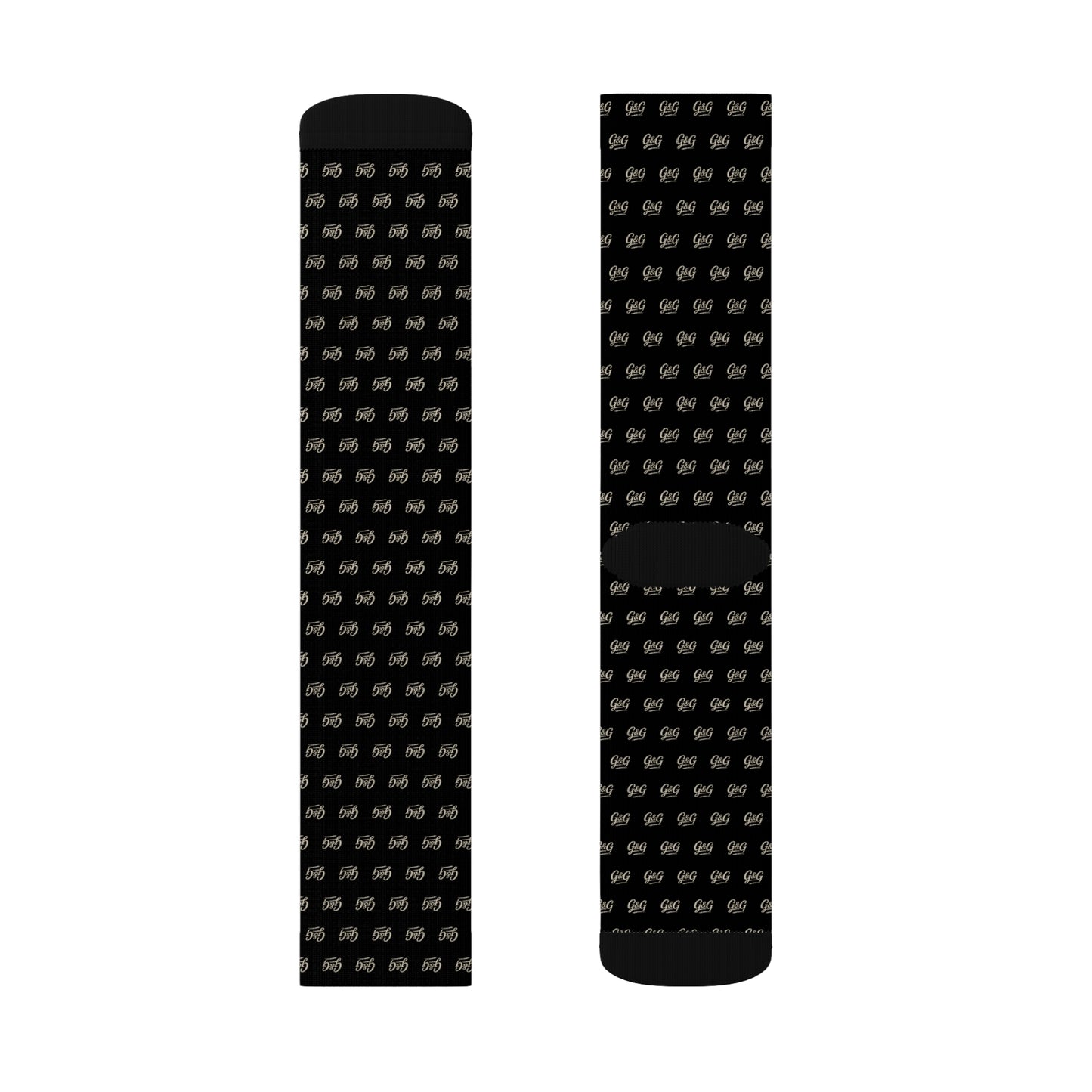 G&G "Monogram" Socks - Black