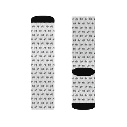 G&G "Monogram" Socks - White