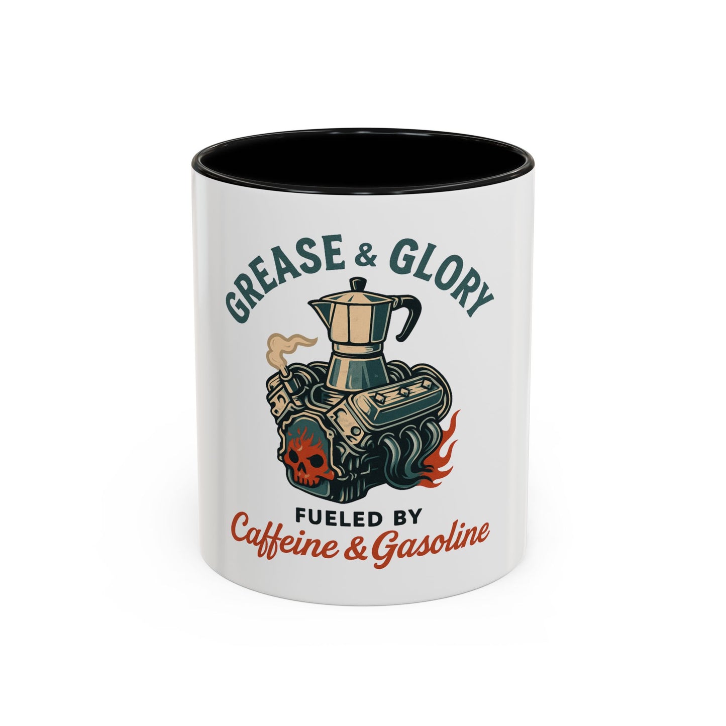 G&G "Caffeine & Gasoline" Mug - Black