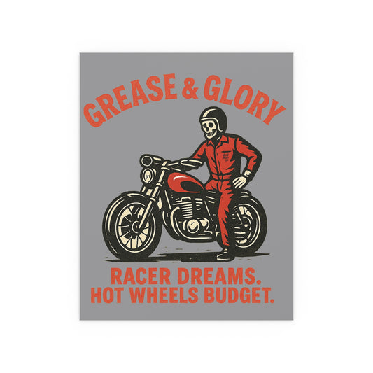 G&G "Racer Dreams" Silk Poster