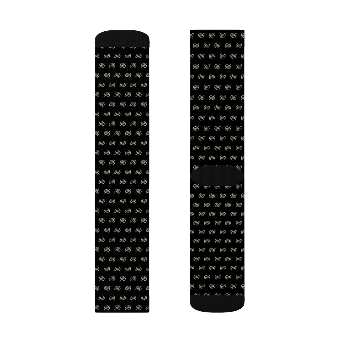 G&G "Monogram" Socks - Black
