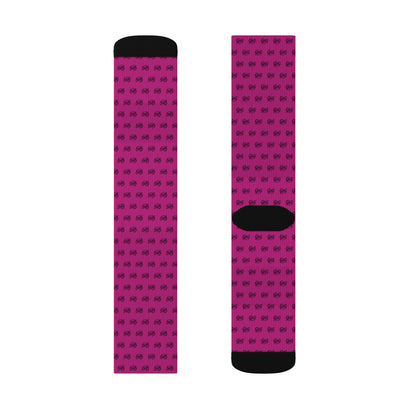 G&G "Monogram" Socks - Pink