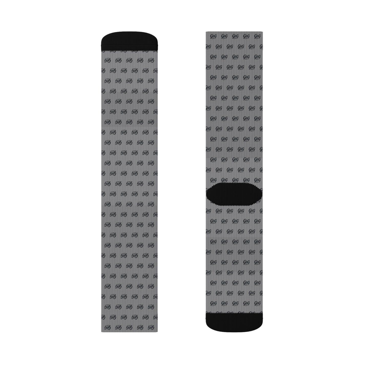 G&G "Monogram" Socks - Grey