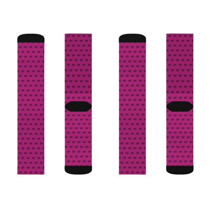 G&G "Monogram" Socks - Pink