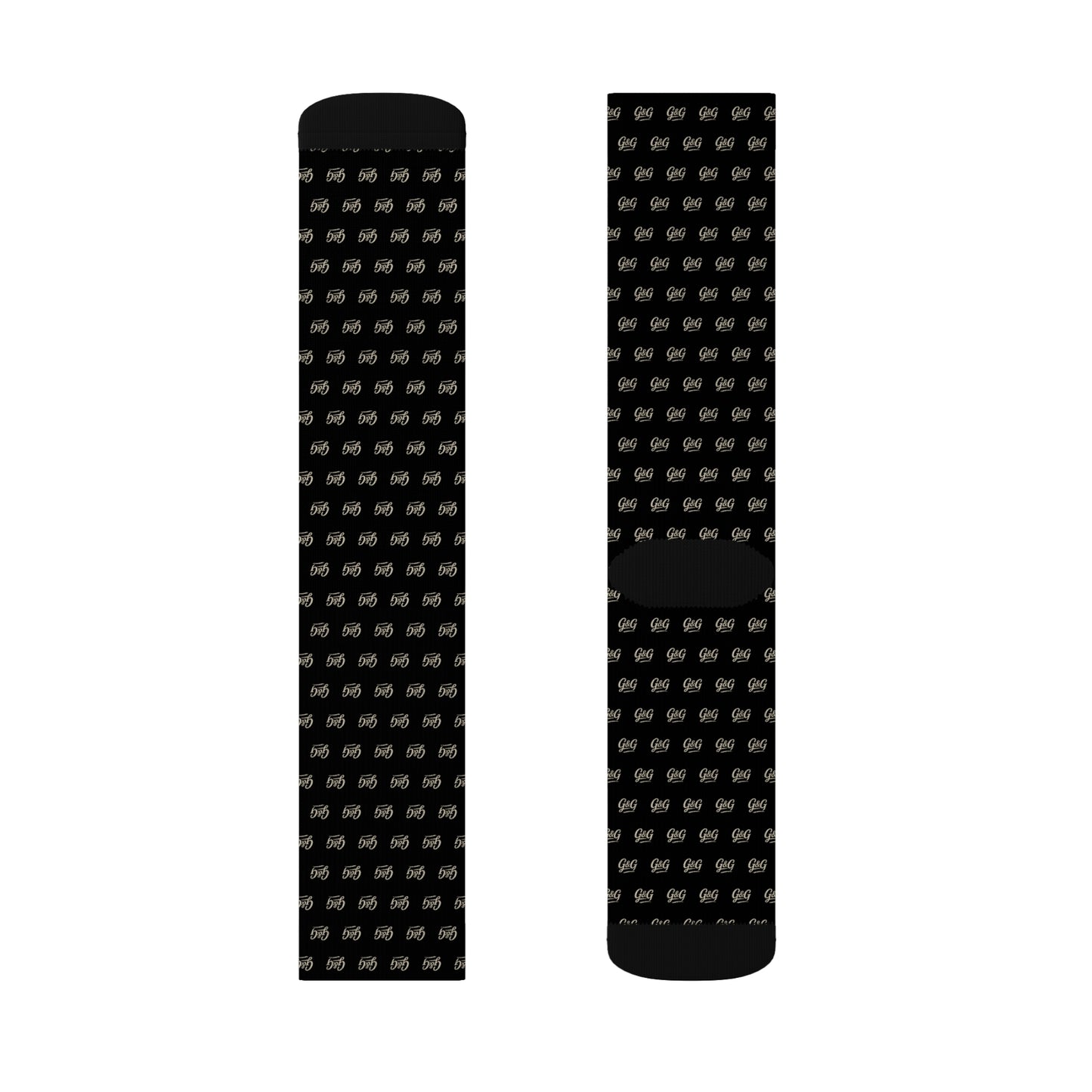 G&G "Monogram" Socks - Black