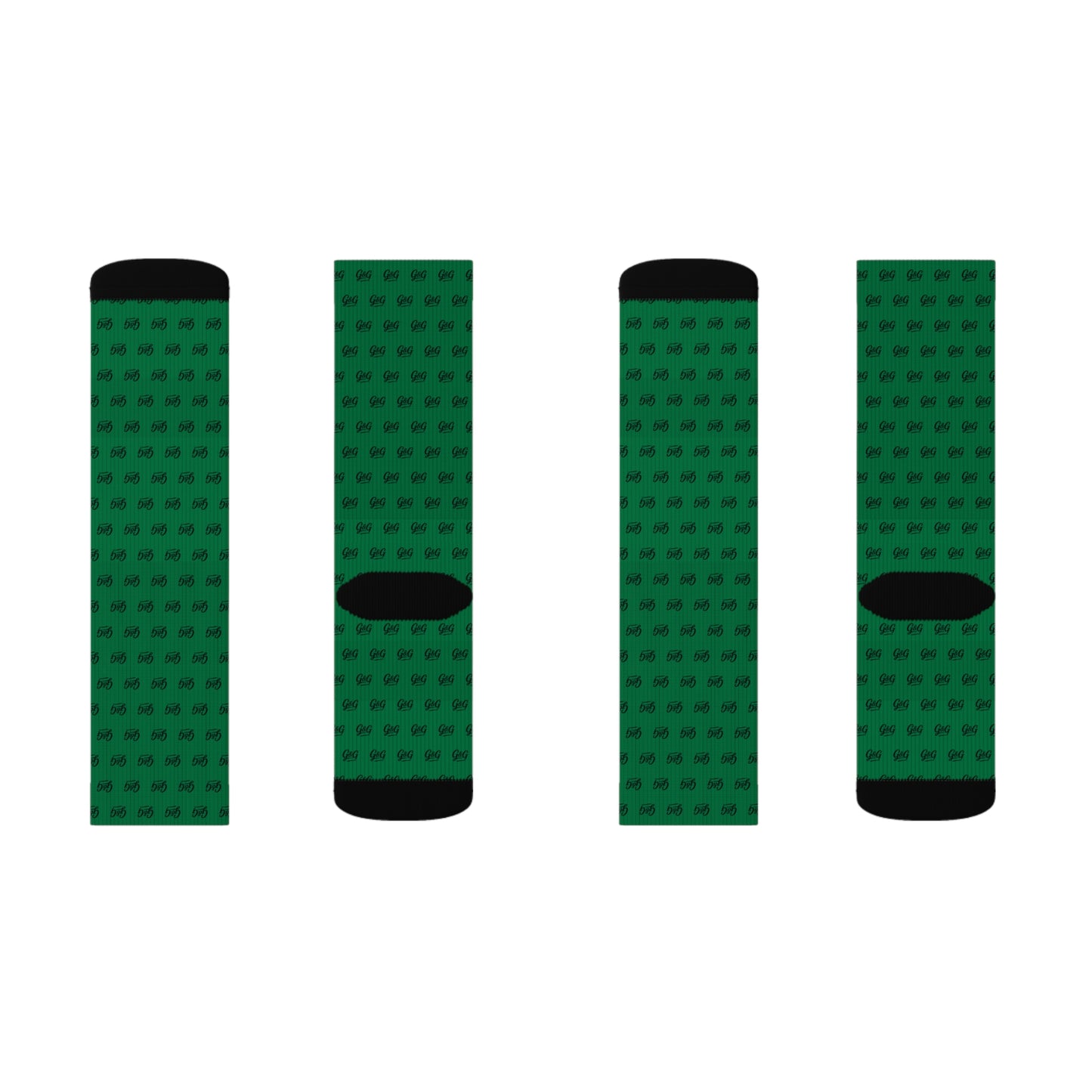 G&G "Monogram" Socks - Green