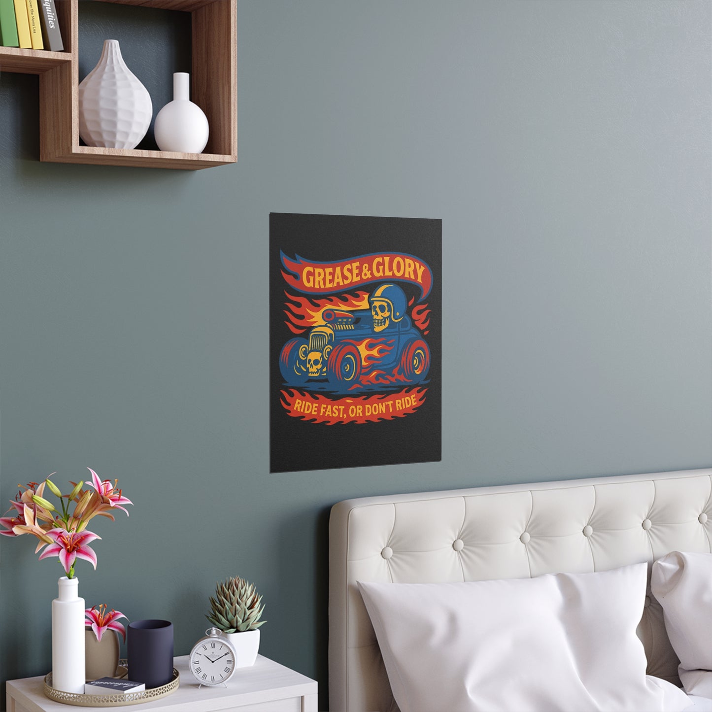 G&G "Ride Fast" Silk Poster