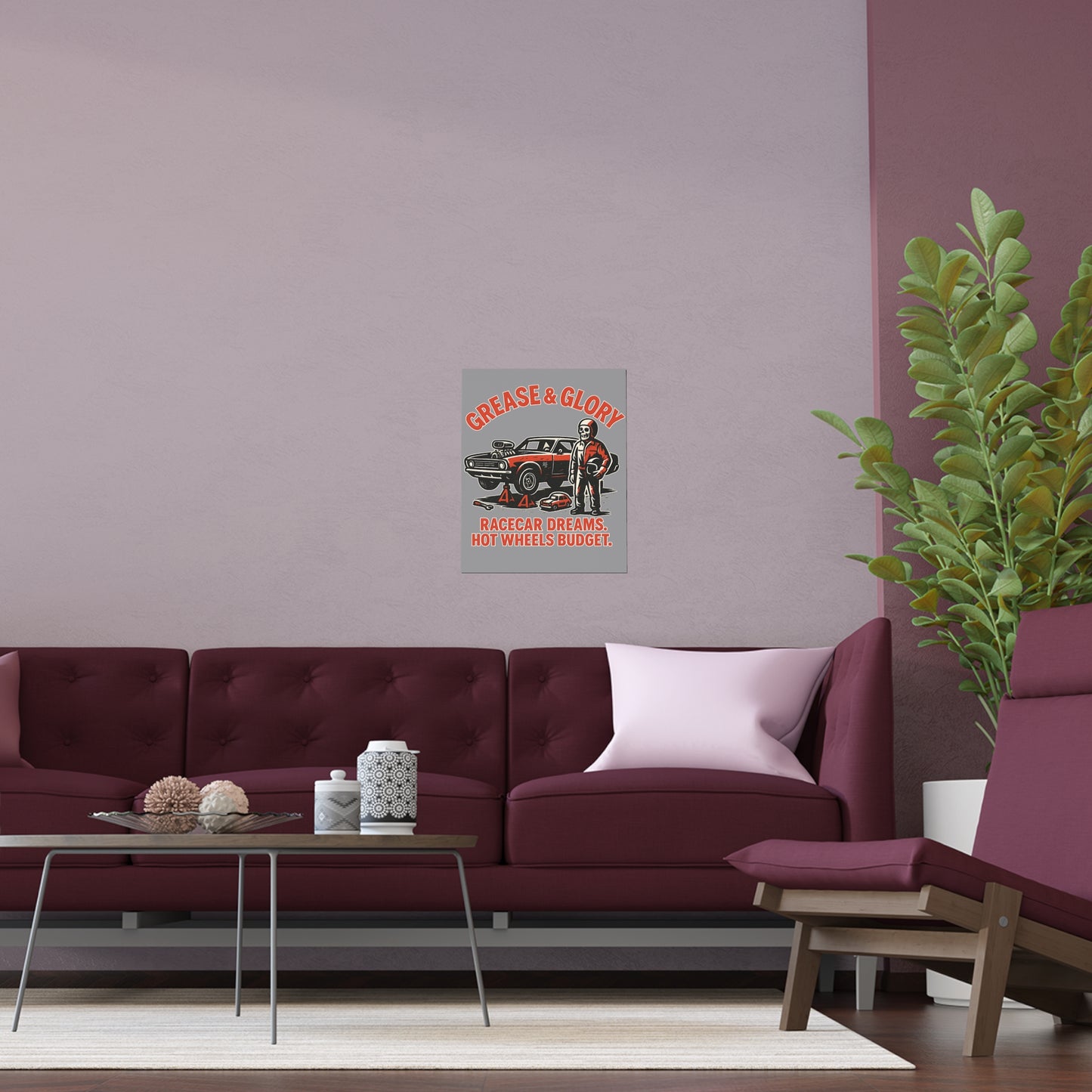 G&G "Racecar Dreams" Silk Poster