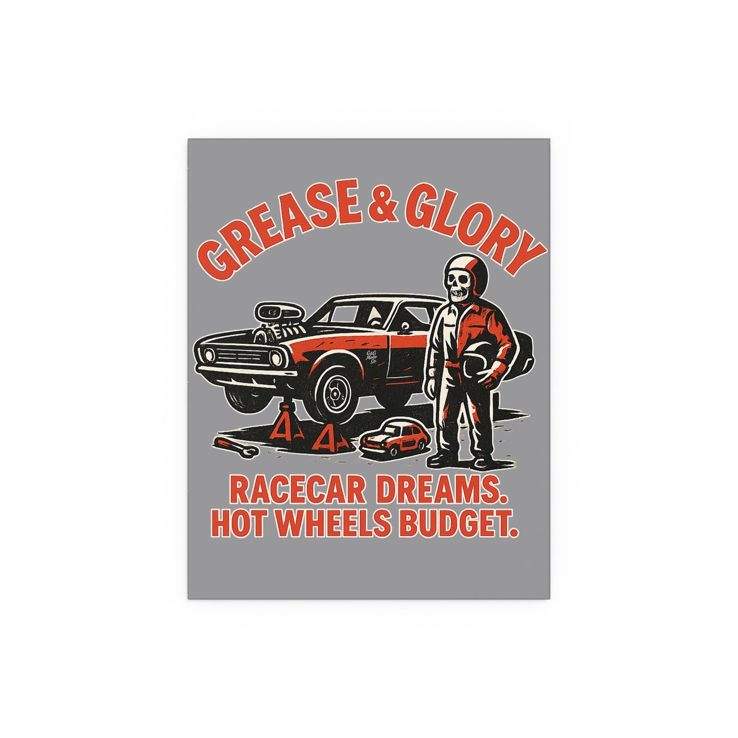 G&G "Racecar Dreams" Silk Poster