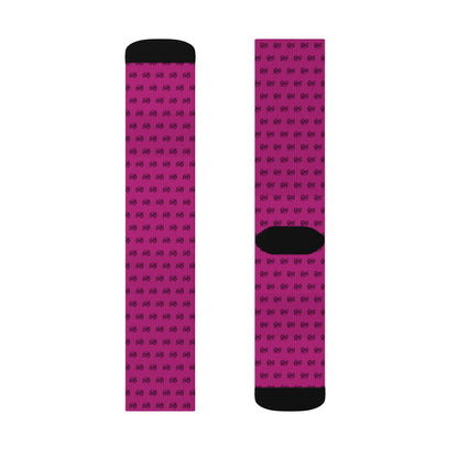 G&G "Monogram" Socks - Pink