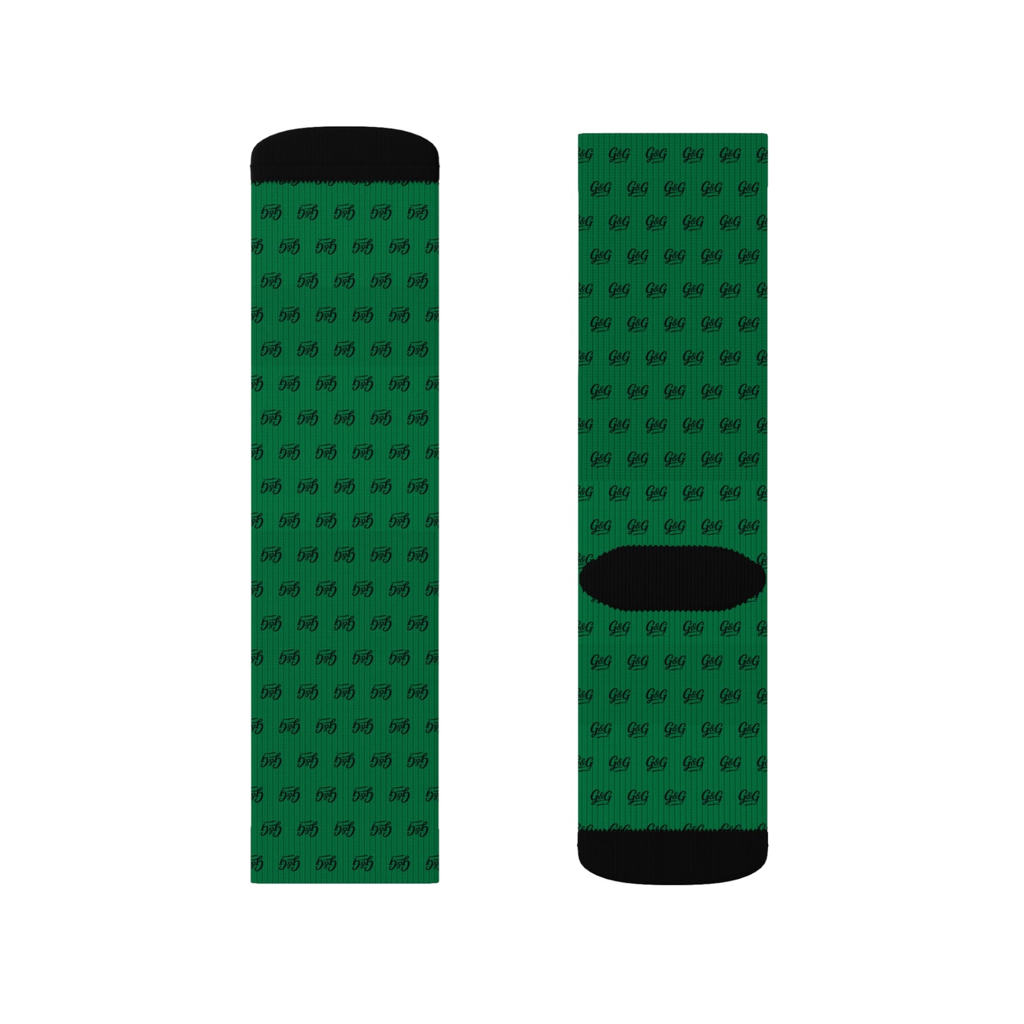 G&G "Monogram" Socks - Green