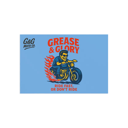 G&G "Dont Ride Biker" Postcard
