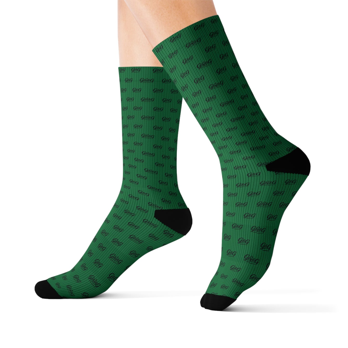 G&G "Monogram" Socks - Green