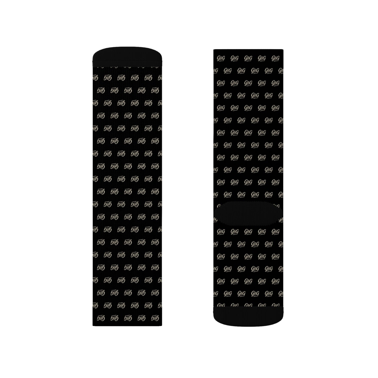 G&G "Monogram" Socks - Black