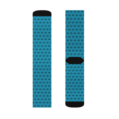 G&G "Monogram" Socks - Turquoise