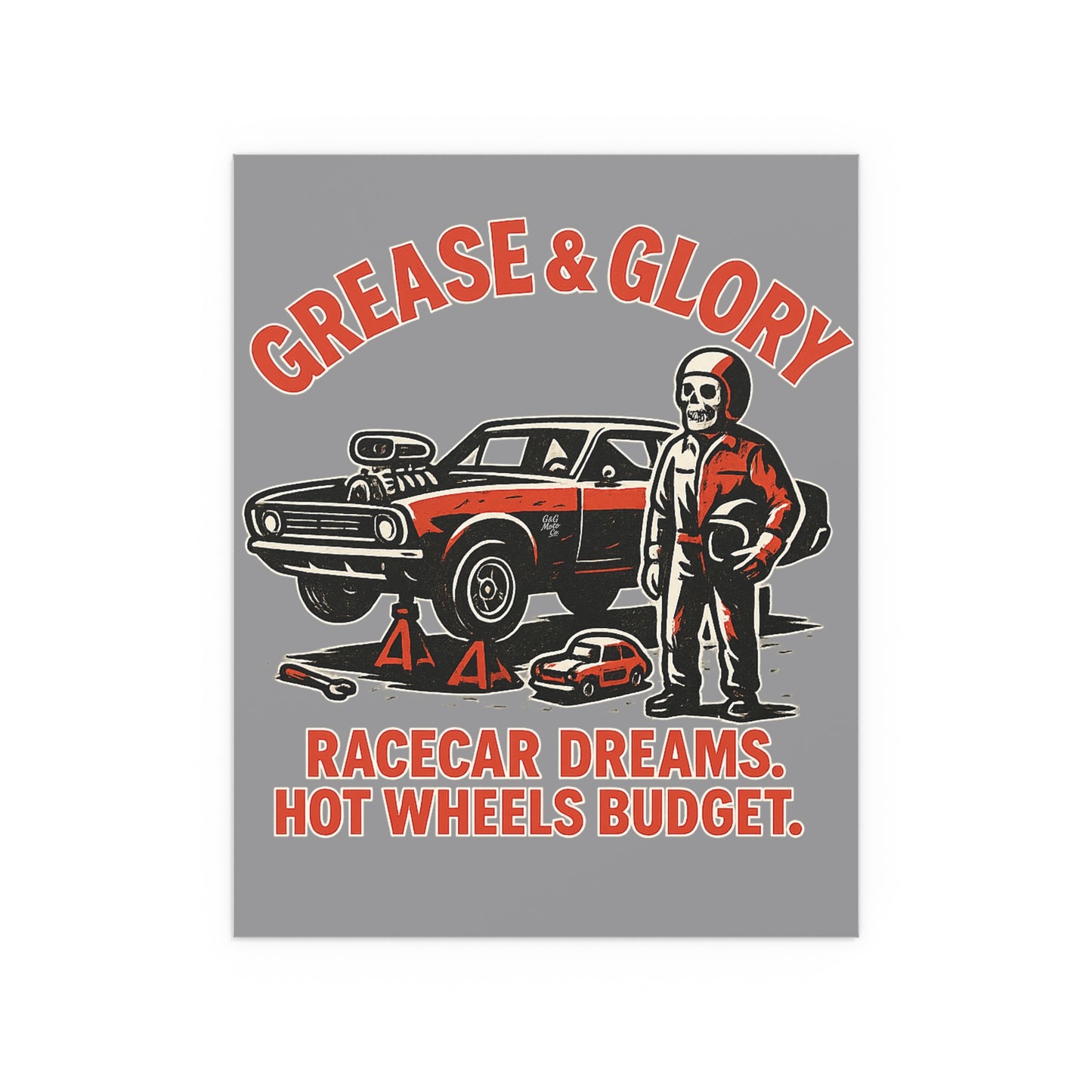 G&G "Racecar Dreams" Silk Poster