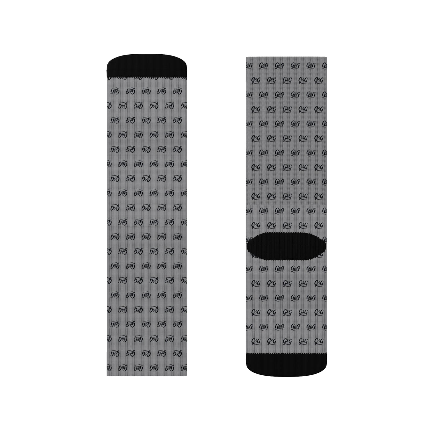 G&G "Monogram" Socks - Grey