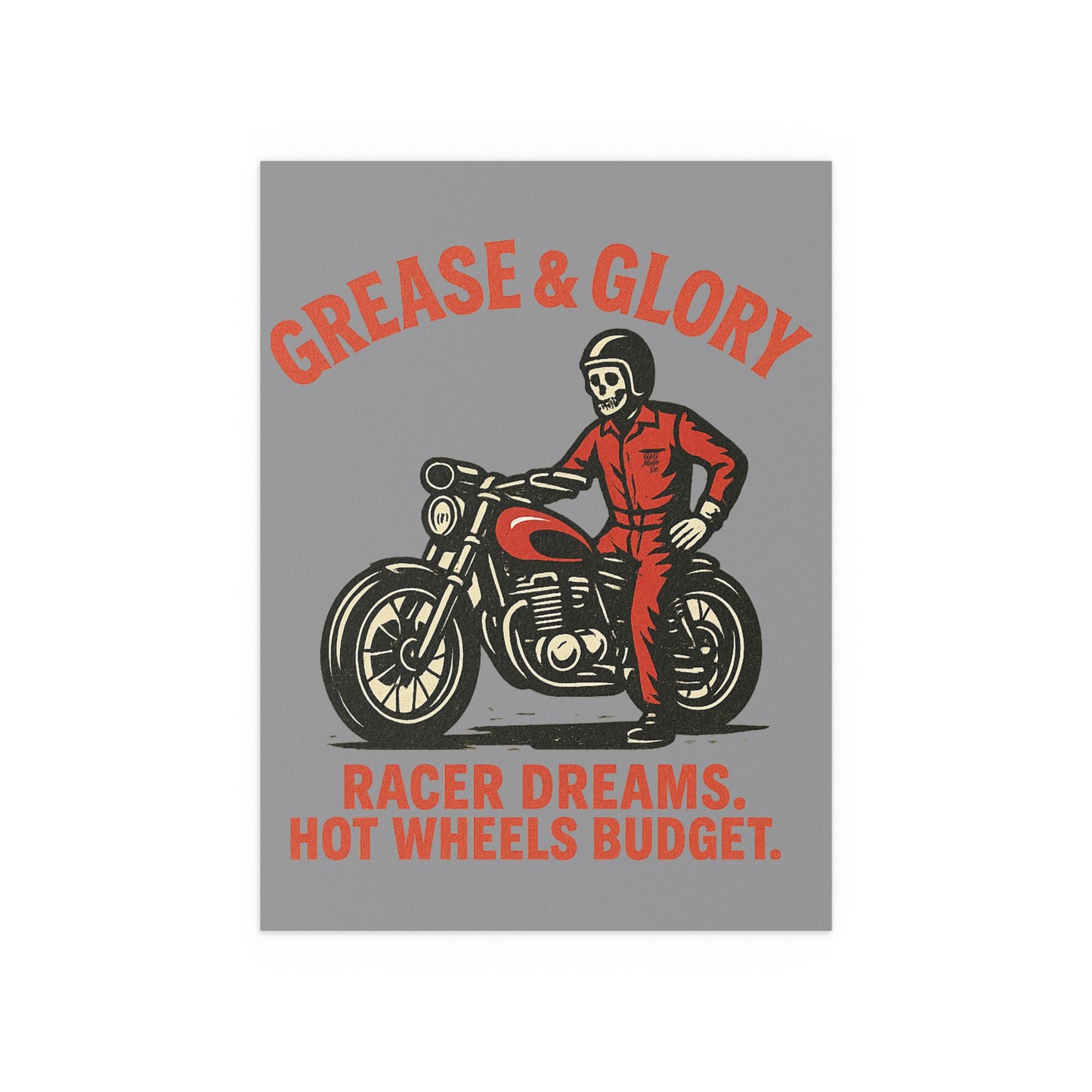G&G "Racer Dreams" Silk Poster