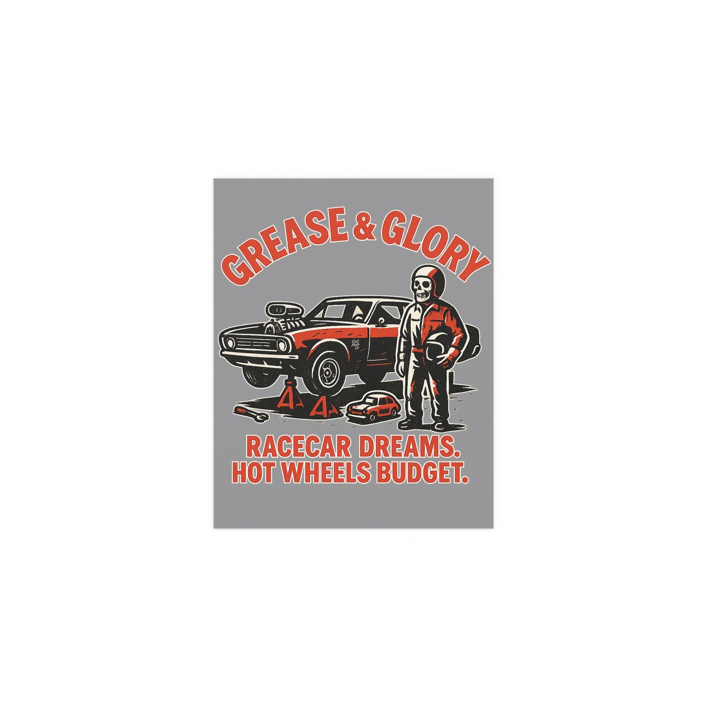 G&G "Racecar Dreams" Silk Poster