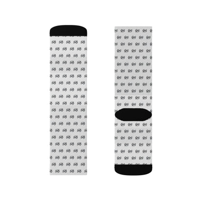 G&G "Monogram" Socks - White