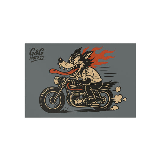 G&G "Howlin" Postcard