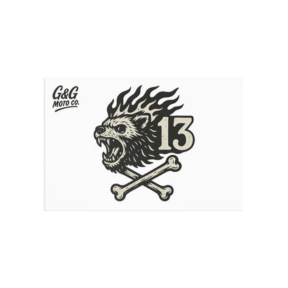G&G "UnBearable" Postcard