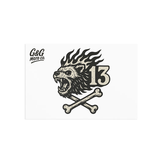 G&G "UnBearable" Postcard