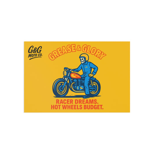 G&G "Racer Dreams" Postcard