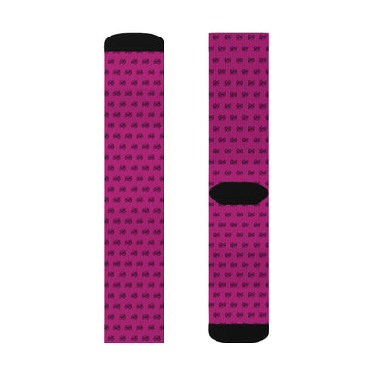 G&G "Monogram" Socks - Pink